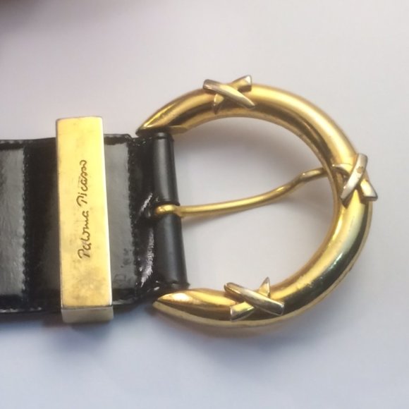 Paloma Picasso Wide Patent Leather Belt - Italy main image 7